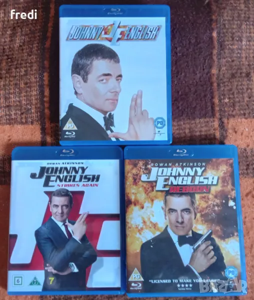 Джони Инглиш (Johnny English) Blu-ray колекция без бг суб, снимка 1