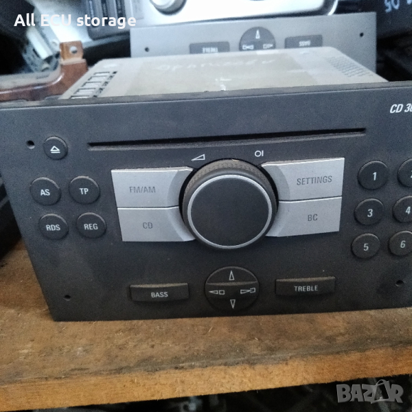 RADIO CD OPEL MERIVA 13 190 854 MC / 13190854MC / 7 644 222 311 / 7644222311 / CD30 , снимка 1