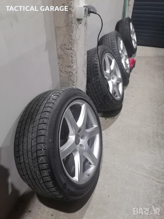 Michelin Pilot Alpin Pax System 235.690R 500A 102H + TMPS / Джанти с Гуми /Audi A8, снимка 1