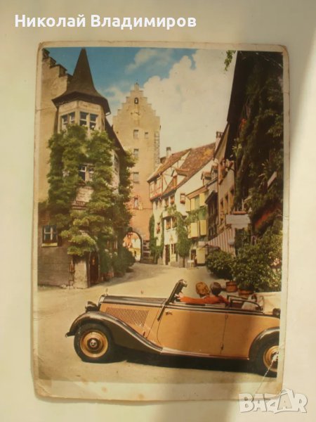 Стара оригинална пощенска картичка с Мерцедес, снимка 1