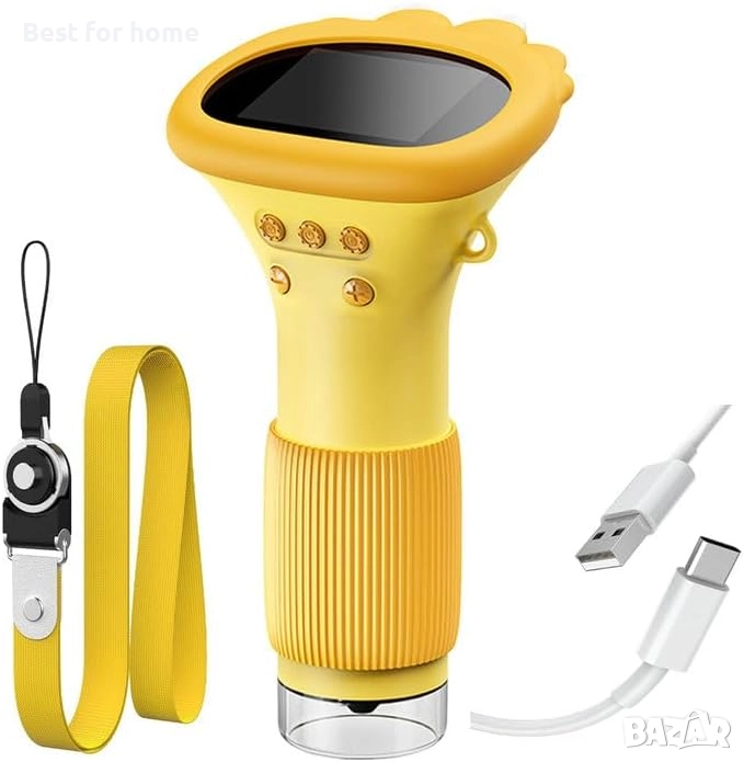 1000x цифров микроскопи за деца, 2-инчов екран  и копче за регулиране, снимка 1