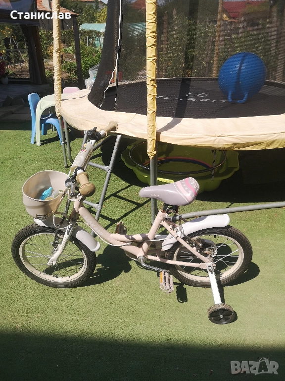 Детски велосипед Makani 16” кошничка и помощни колелета, снимка 1