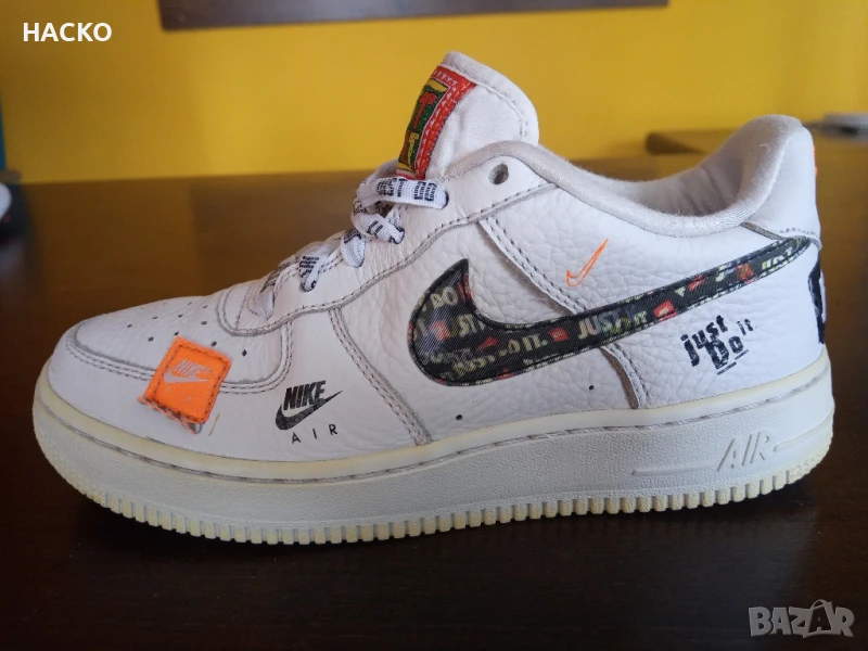 ПРОМО Nike Air Forse 1 Just Do It Paik Jdi Номер 37,5 Стелка 23,5 см. 100% Оригинални Внос от Англия, снимка 1