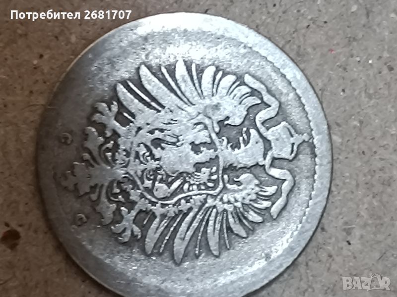 Монета 5 пфениг Германия 1875, снимка 1