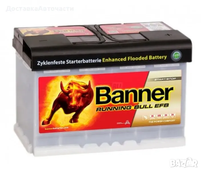 Акумулатор Banner Running Bull 70 Ah EFB 570 11, снимка 1