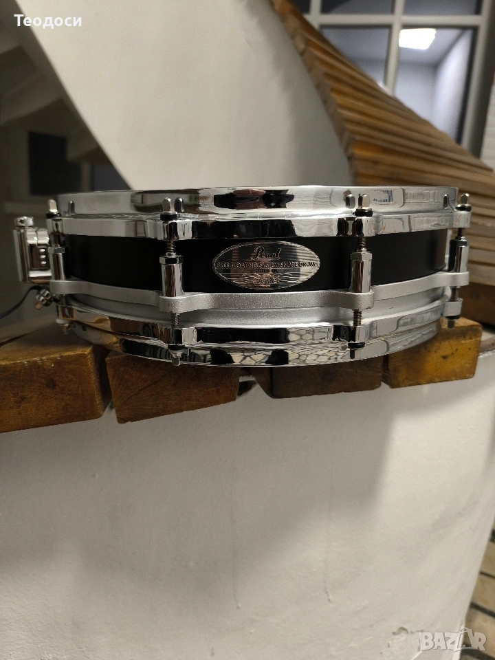 Барабанче Pearl Free Floating System Steel Shell. , снимка 1