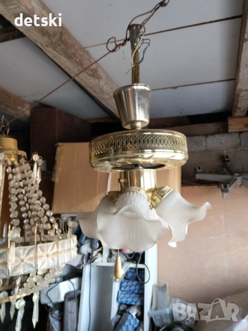 Полилей,полулей,стъклен полилей, снимка 4 - Полилеи - 54006331