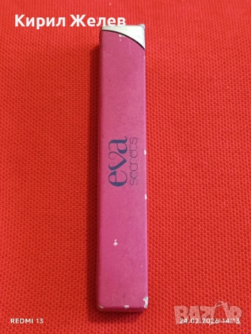 Метална запалка EVA работи иска зареждане за КОЛЕКЦИЯ ДЕКОРАЦИЯ 26842, снимка 3 - Запалки - 53605583