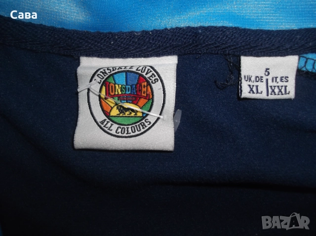 Ватирано горнище LONSDALE  мъжко,ХЛ-2ХЛ, снимка 1