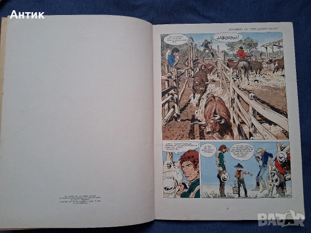 Стар Немски Уестърн Комикс COMANCHE / 1973 год. , снимка 4 - Колекции - 53380007