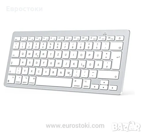 Bluetooth клавиатура OMOTON KB066 за Mac, компактна безжична клавиатура, съвместима с MacBook Pro