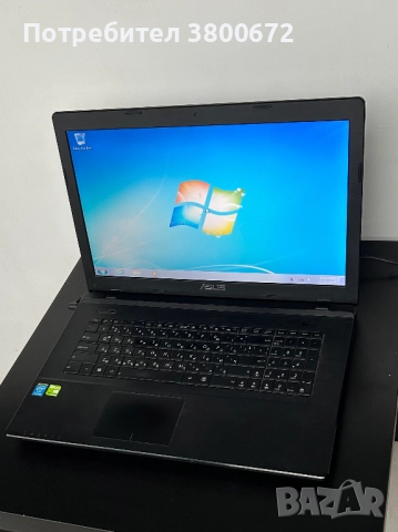 Лаптоп ASUS 17.3' Intel 2Core/6GB/NVIDIA GT 740M/256 SDD/750 HD, снимка 3 - Лаптопи за дома - 52307664