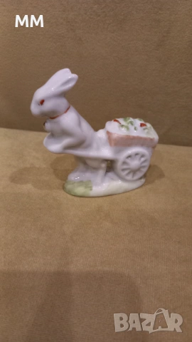 Порцеланова фигура заек, снимка 4 - Статуетки - 53158870