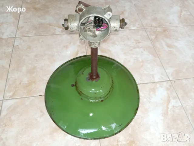 промишлена взривоустойчива лампа ретро винтидж, снимка 2 - Антикварни и старинни предмети - 50435127