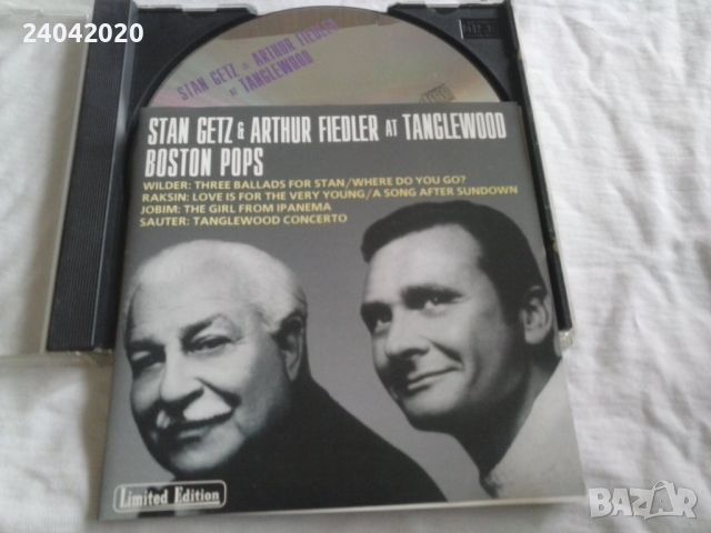  Stan Getz & Arthur Fiedler At Tanglewood матричен диск, снимка 1 - CD дискове - 45295359