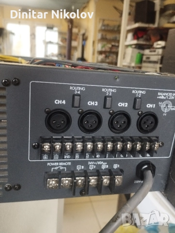 MONACOR PA 4120 4 канален усилвател, снимка 4 - Ресийвъри, усилватели, смесителни пултове - 52019922