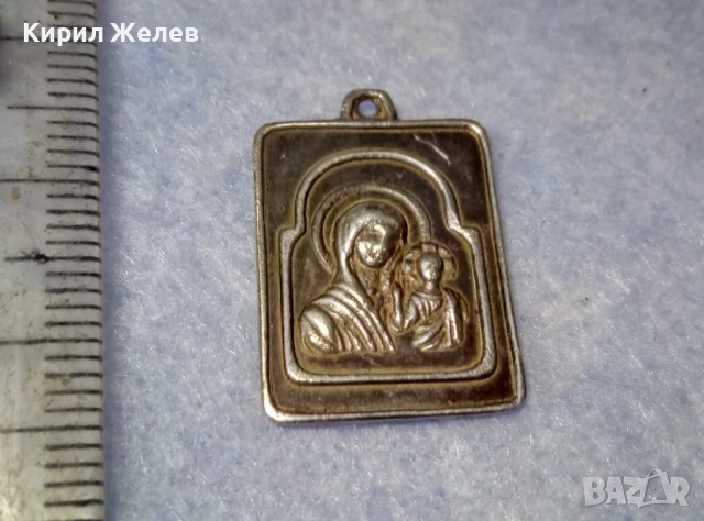 СТАРА ПРАВОСЛАВНА СРЕБЪРНА ИКОНКА Прсв. БОГОРОДИЦА с МЛАДЕНЕЦА ИИСУС ИКОНА СРЕБРО ВИСОКА ПРОБА 50196, снимка 7 - Антикварни и старинни предмети - 50542149