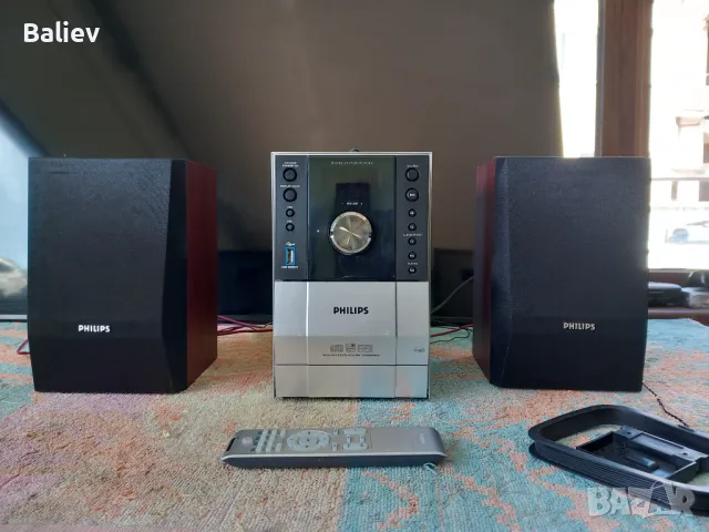 PHILIPS MCM204 mini system usb, снимка 1 - Аудиосистеми - 49596848