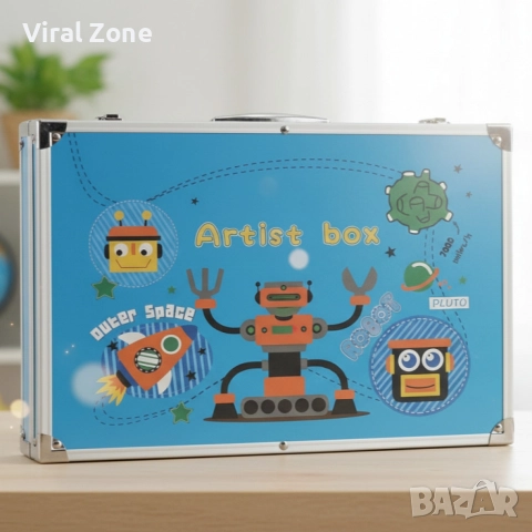 Творчески комплект за рисуване с изключително разнообразие от цветове, снимка 3 - Рисуване и оцветяване - 52634803