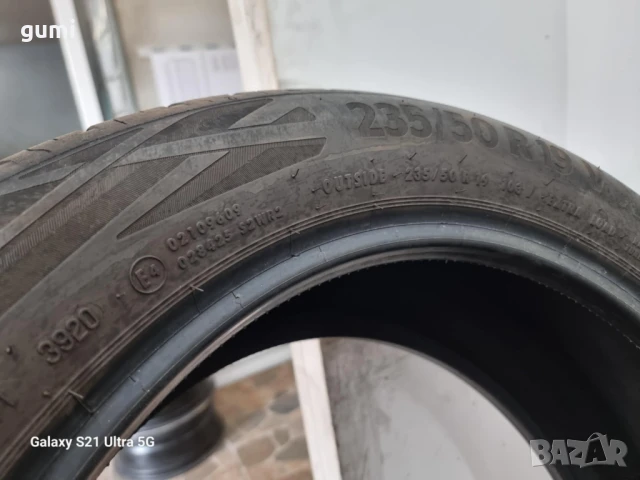 2бр летни гуми 235/50/19 CONTINENTAL L03326 , снимка 4 - Гуми и джанти - 50783149