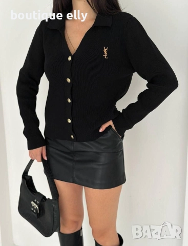 дамска блуза черно, екрю, кафяво, синьо, снимка 3 - Блузи с дълъг ръкав и пуловери - 52606475