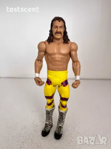 Екшън фигура WWE Mattel Jake the Snake Roberts Legends Classic Superstars WWF figure играчка, снимка 5 - Колекции - 48361727