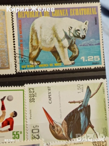 Стари пощенски марки без печат ЖИВОТНИ,СПОРТ, ИЗКУСТВО за КОЛЕКЦИЯ 52117, снимка 7 - Филателия - 53208211