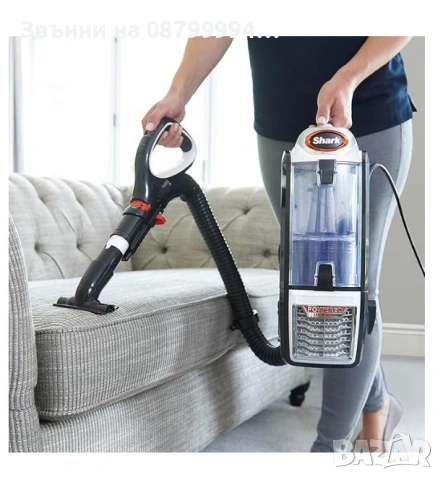 Професионална прахосмукачка Shark NZ801EU 0,83 л, снимка 3 - Прахосмукачки - 54236488
