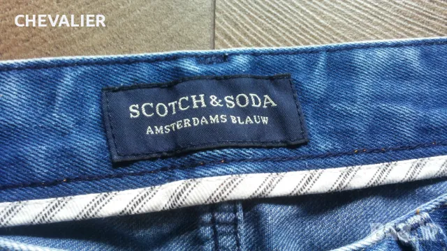 SCOTCH & SODA RALSTON Jeans Размер 33/32 мъжки дънки 13-63, снимка 9 - Дънки - 46971562