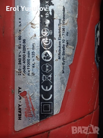 Milwaukee, снимка 9 - Ъглошлайфи - 53396137