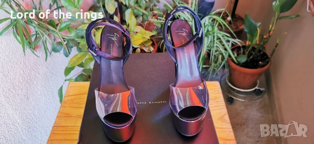 Оригинални маркови дамски обувки GIUSEPPE ZANOTTI - 37 номер, снимка 8 - Дамски елегантни обувки - 51235451