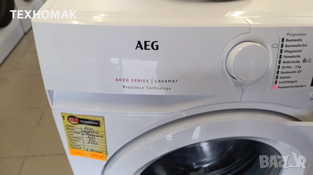 Пералня AEG 6000 клас А+++ 8кг. , снимка 3 - Перални - 53943012
