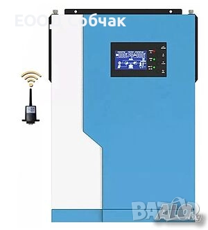 Хибриден инвертор 5.5 kW PowMr VM PLUS 48V / соларни панели, батерии, снимка 3 - Други инструменти - 52679574