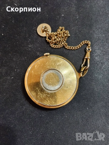 Джобен часовник -  JUNGHANS с позлата - ГЕРМАНИЯ - ПРОМОЦИЯ, снимка 11 - Джобни - 46654362