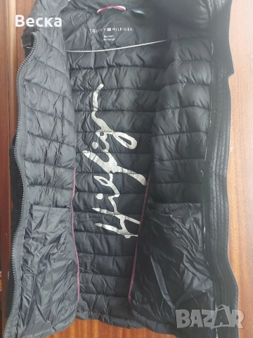 Мъжка грейка Tommy Hilfiger – черна, размер XL , снимка 2 - Якета - 52953074