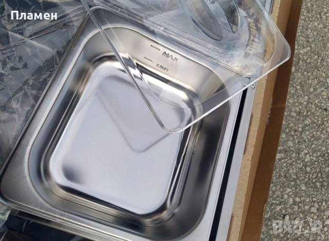 Уред за загряване на храна бюфет топла витрина бен мари 300W 4 к-ра, снимка 9 - Друго търговско оборудване - 46760756