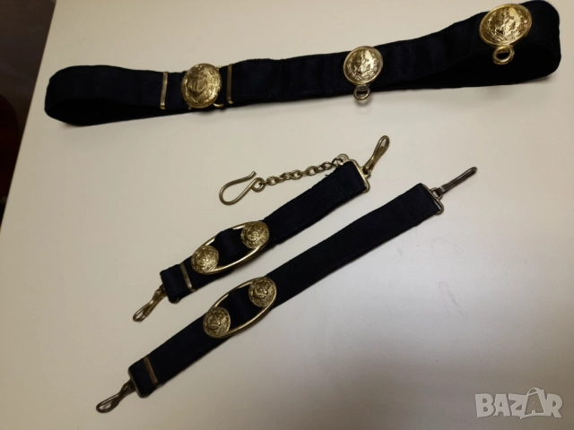 Колан с носачи за съветски(руски)морски офицерски кортик, снимка 2 - Колекции - 52745729