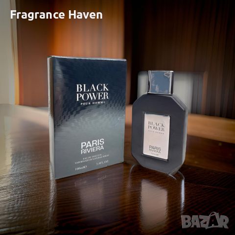 Мъжки парфюм Black Power - Pour Homme 100 мл. , снимка 4 - Мъжки парфюми - 46782799