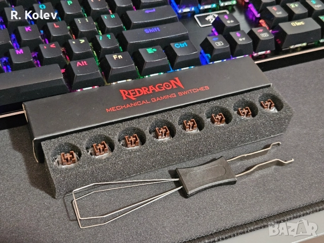 Механична клавиатура Redragon Devarajas K556 RGB, снимка 2 - Клавиатури и мишки - 51830948