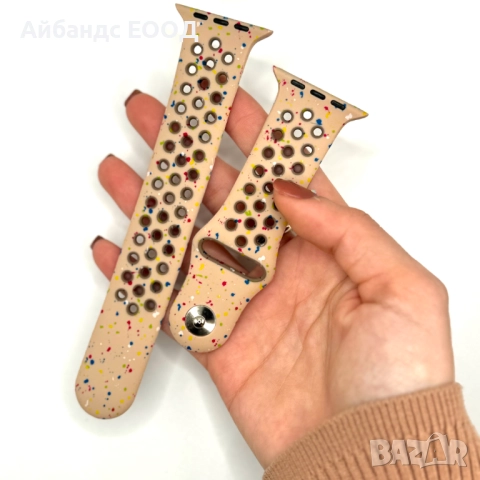 Силиконови каишки Nike Recycled за Apple Watch Ultra/SE/10/9/8/7/6, снимка 12 - Каишки за часовници - 51370931