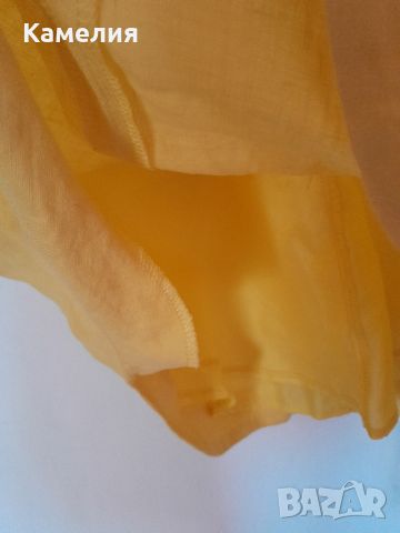 Жълта рокля Dika, M-размер , снимка 2 - Рокли - 46010065