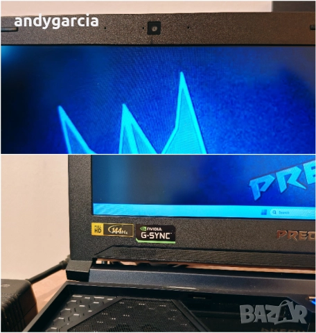 RTX 2080 8GB/Core i9-9980HK/17.3 G-SYNC 144Hz IPS/32GB RAM/1024GB SSD/Acer Predator Helios 700, снимка 11 - Лаптопи за игри - 52365348