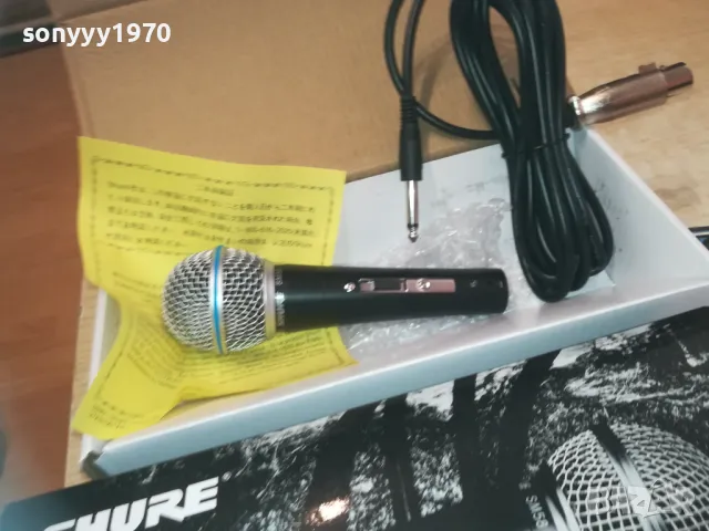 SHURE SM58SK MIC-КОМПЛЕКТ 0509241651, снимка 7 - Микрофони - 47142674