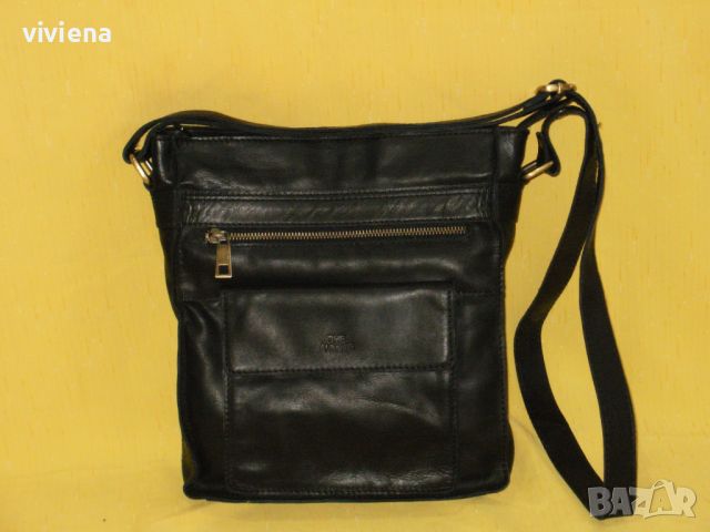 THE MONTE нова мъжка естествена кожа чанта, снимка 1 - Чанти - 46080653