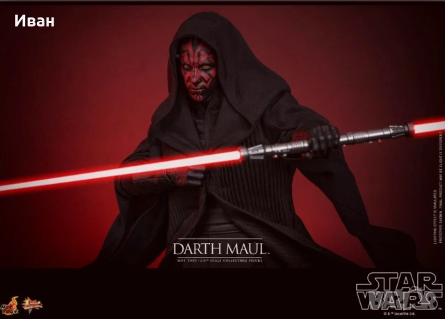 Hot Toys Star Wars: The Phantom Menace MMS748 Darth Maul with sith speeder , снимка 2 - Фигурки - 53388796