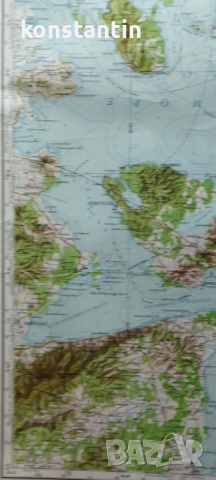 КАРТА ГЪРЦИЯ/o.МИТИЛИНИ, снимка 4 - Колекции - 28134332