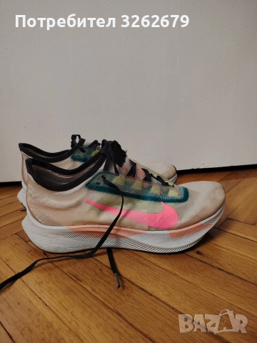 Nike Zoom Fly Barely Rose оригинални размер 38, снимка 7 - Маратонки - 52859677