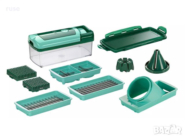 НОВИ! Ренде Nicer Dicer Fusion Smart XXL 12 части, снимка 8 - Аксесоари за кухня - 45780588