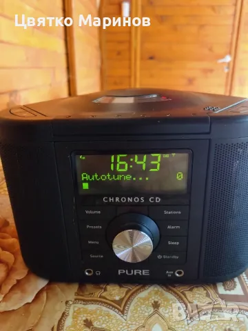 Радио със СD Pure Chronos CD, снимка 5 - Радиокасетофони, транзистори - 47170057