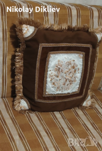 Удобен запазен мек диван за хол или кухня, Пловдив, Клик-клак, Бежаво кафяв, само 70 лв.!, снимка 5 - Дивани и мека мебел - 52356151